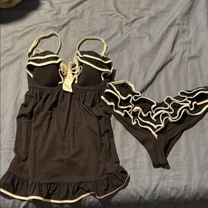 Black and White Lingerie Set